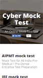 Mobile Screenshot of cybermocktest.com