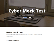 Tablet Screenshot of cybermocktest.com